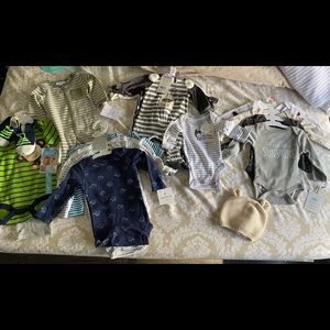 Brand new baby boy clothes bundle
